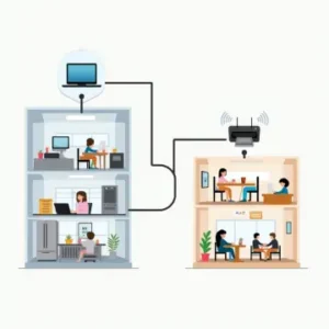 اتصال پرینتر به شبکه