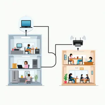 اتصال پرینتر به شبکه