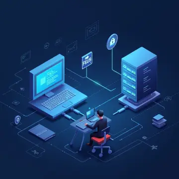 اتصال git با SSH